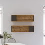 Hanah Home Vg18-A Estantería de Pared Pino Atlántico (2 piezas)